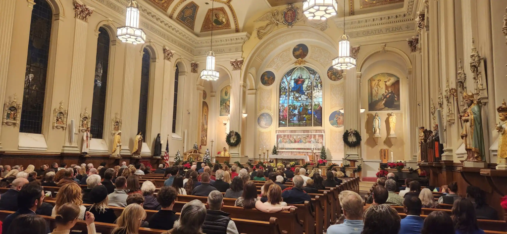 Assumption Catholic Church Wedding Ceremony Chicago